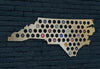 North Carolina Beer Cap Map