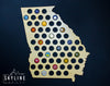 Georgia State Beer Cap Map