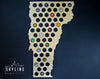 Vermont State Beer Cap Map