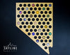 Nevada State Beer Cap Map