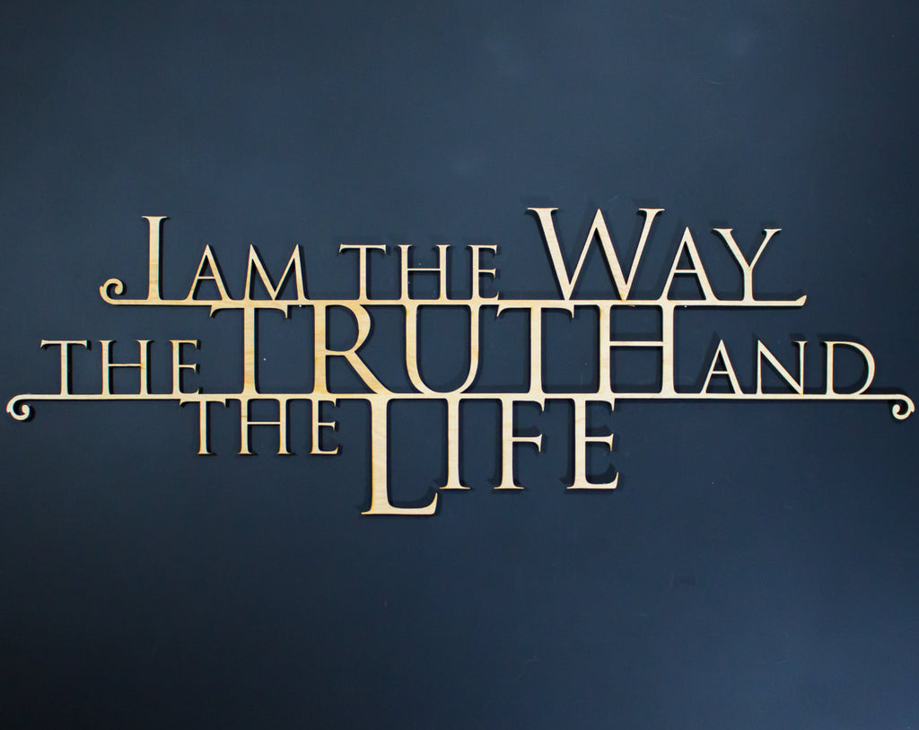 I Am the Way Scripture Wall Art