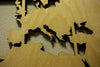 World Map Art -Huge Wood Globe Wall Hanging - Office Art - Library
